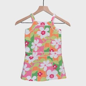Gymboree Floral Print Drop Waist Shift Sundress